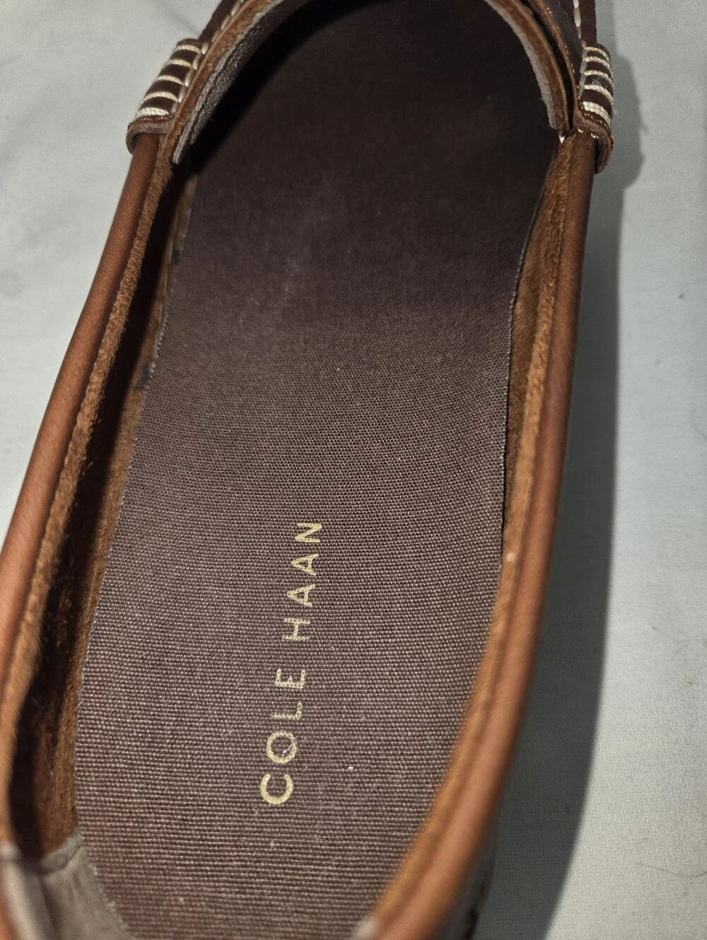 Cole Haan Men's Men's Size 10M Hyannis Penny Loafers Brown